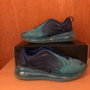 Big Kids/Womens Blue Air Max 720 "Sea Forest"
